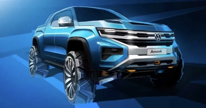 Volkswagen Amarok, il bozzetto della nuova generazione