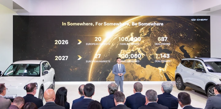 Chery punta sull'Europa: 1.143 concessionarie entro il 2027