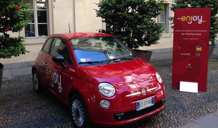 Car sharing : le Fiat 500 di Enjoy sbarcano a Torino