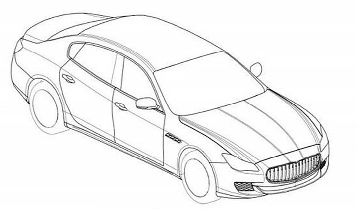 Nuova Maserati Quattroporte: i bozzetti ufficiali