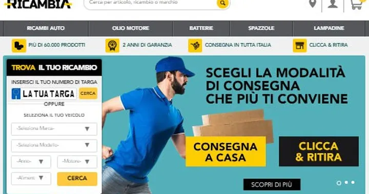 Ricambia: il nuovo sito per i ricambi auto online