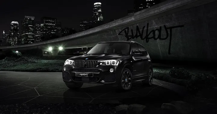 Bmw X3 Blackout Edition: serie speciale per il Giappone