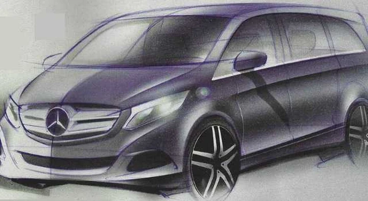 Nuova Mercedes Viano: i bozzetti in anteprima