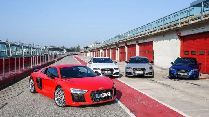 Audi Sport: prova della gamma sportiva ad Imola