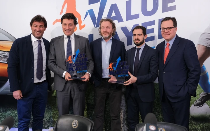 Dacia e Udinese: presentato il premio Best Value Young Player