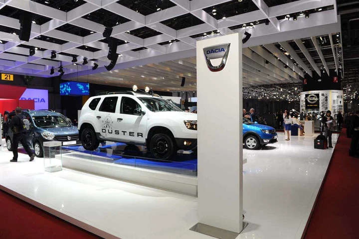 Stand Dacia al Salone di Ginevra 2013