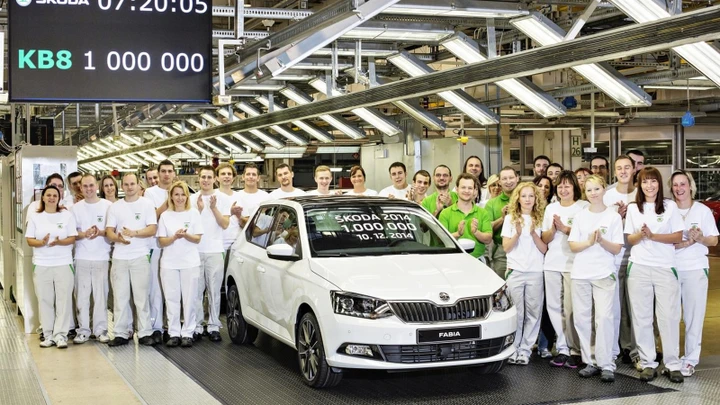 Skoda: prodotte 1 milione di auto in un anno