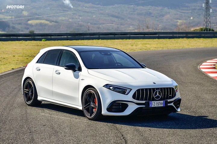 Mercedes Classe A 45 AMG S: la prova su strada e in pista