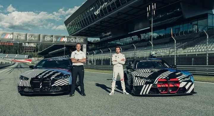 Bmw M4 Coupé 2021 e Bmw M4 GT3: anteprima al GP di Stiria della MotoGP