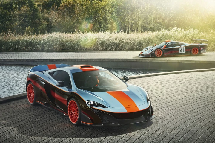 McLaren 675LT 2018 esemplare unico livrea Gulf Racing