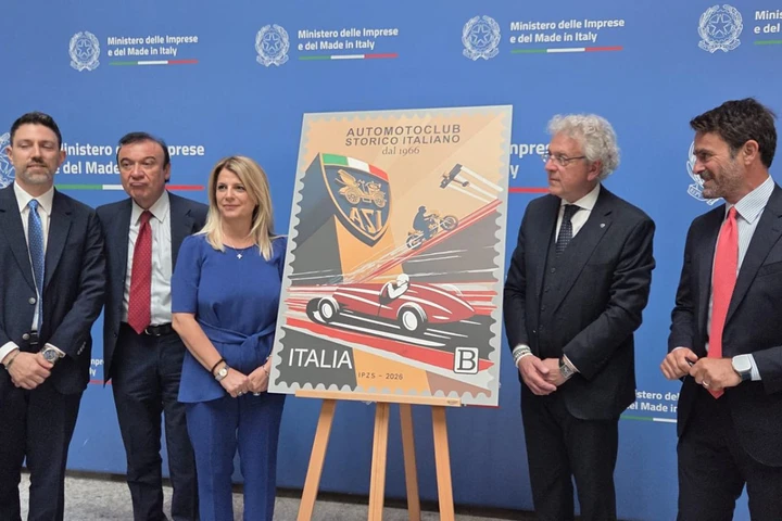 Francobollo ASI per i 60 anni: omaggio alla storia dei motori italiani