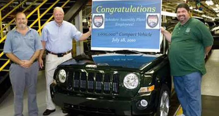 Chrysler: un milione di auto prodotte a Belvidere