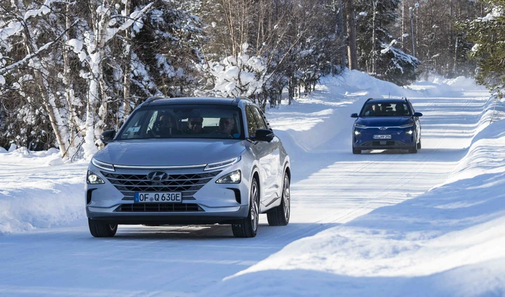Hyundai: test al Circolo Polare per la Nexo e la Kona Electric
