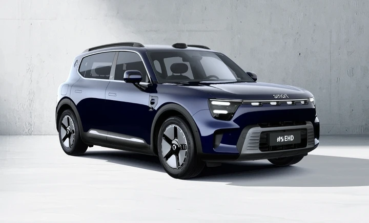 Smart #5 EHD: fino a 1600 km di autonomia per il SUV più ambizioso di Smart