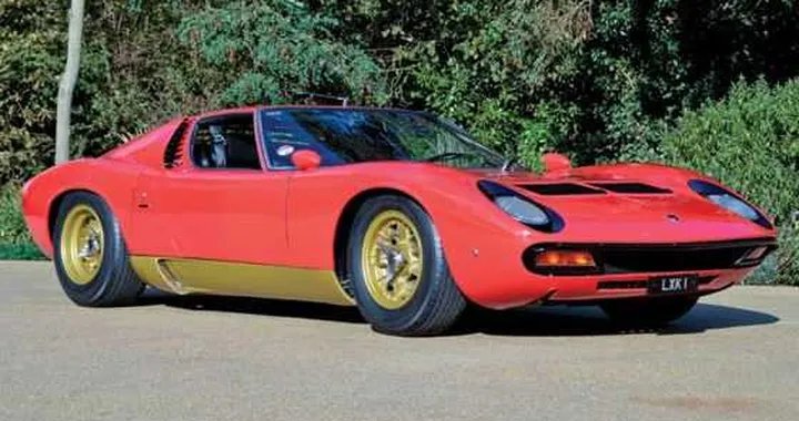 Lamborghini Miura SV: asta da 1 milione di euro