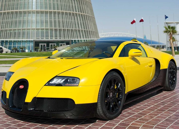 Bugatti Veyron Grand Sport, one-off gialla per il Qatar