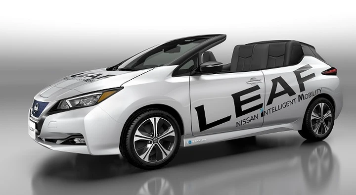 Nissan Leaf Open Car: l'elettrica diventa cabriolet