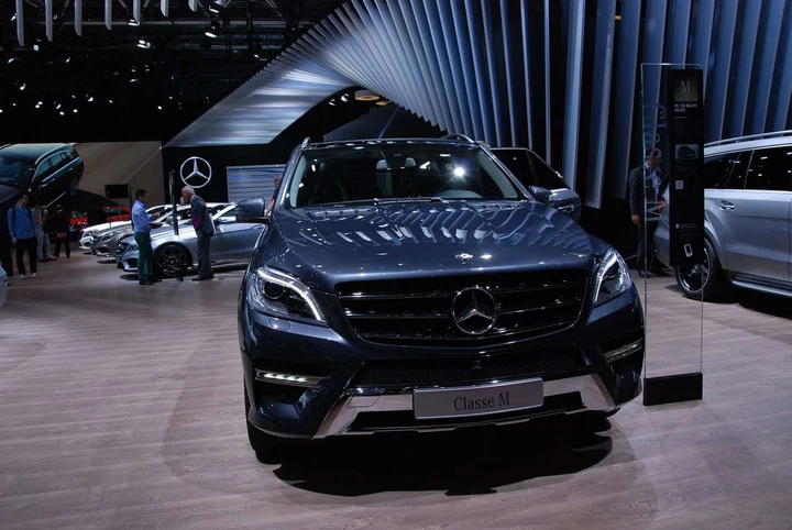 Stand Mercedes al Salone di Parigi 2014