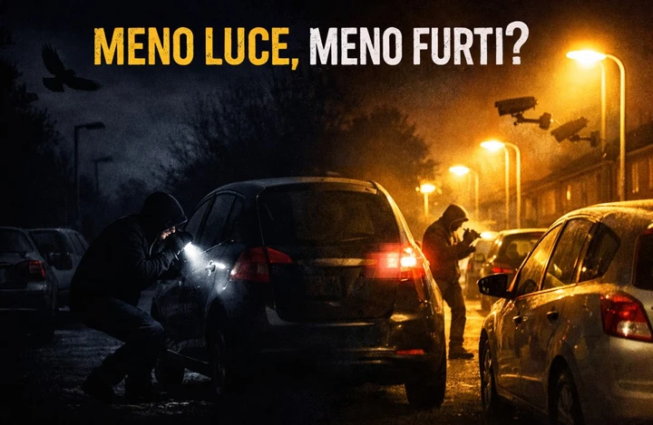 Auto più sicure al buio: ecco perché i lampioni accesi aiutano i ladri