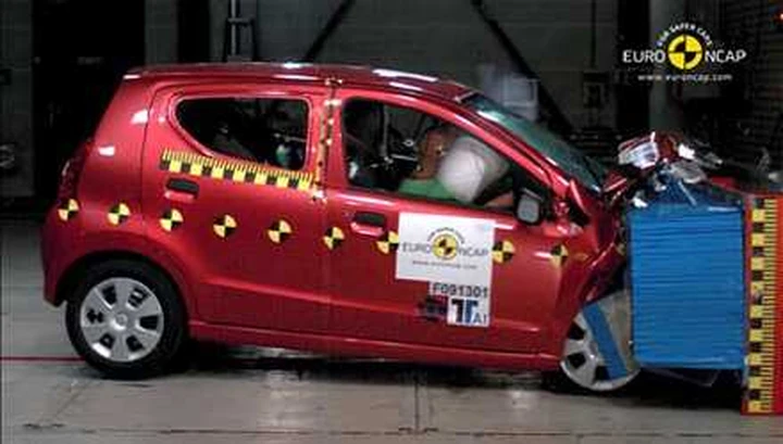 Suzuki Alto: un crash test 