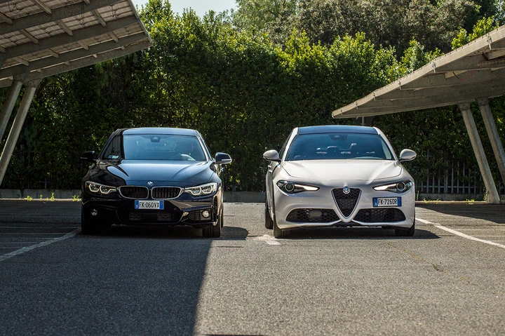 Alfa Romeo Giulia 2.2 Turbodiesel Q2 VS BMW 425d GranCoupé