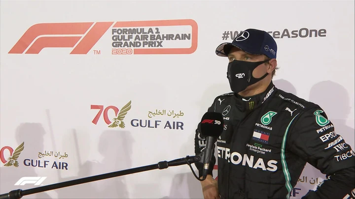 Formula 1: pole position di Bottas nel secondo GP del Bahrain 2020