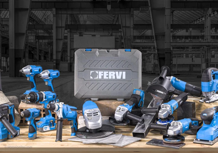 Fervi presenta una nuova gamma di elettroutensili a filo e a batteria