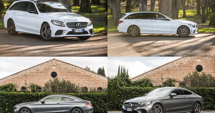 Mercedes-Benz Classe C 220d SW VS 220d Coupé: la prova su strada