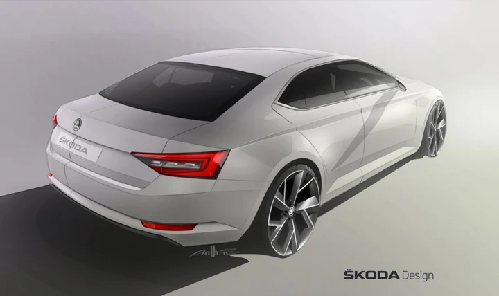 Skoda: nuovo teaser della futura Superb