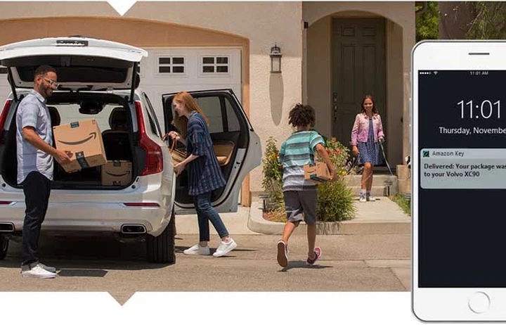 Volvo: collaborazione con Amazon per la consegna pacchi