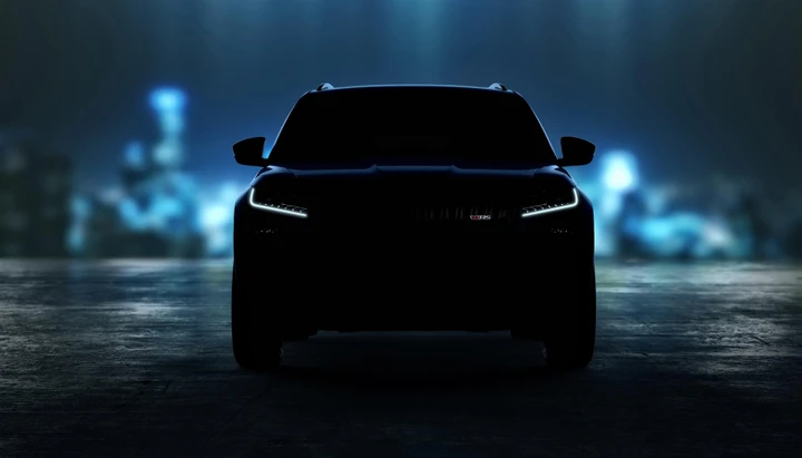 Skoda Kodiaq RS: teaser del SUV ad alte prestazioni