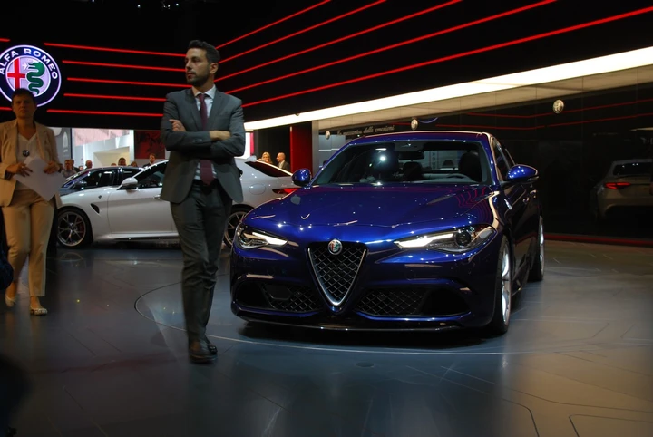 Alfa Romeo Giulia Quadrifoglio a Francoforte 2015