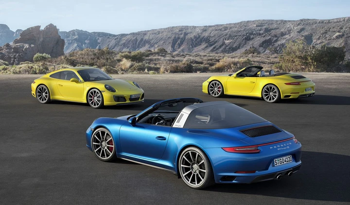 Porsche 911 Carrera 4 e 911 Targa 2016