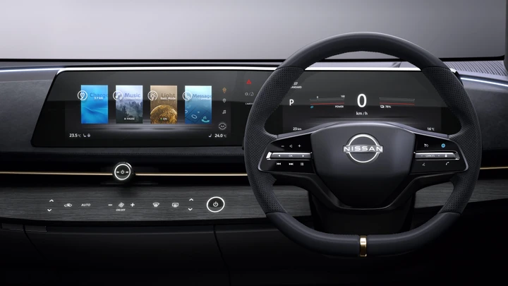 Nissan: il display innovativo del concept Ariya