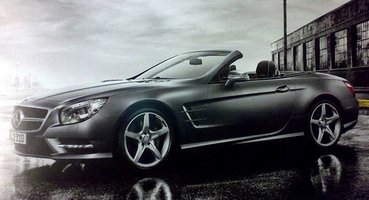 Mercedes SL: immagini rubate dal depliant