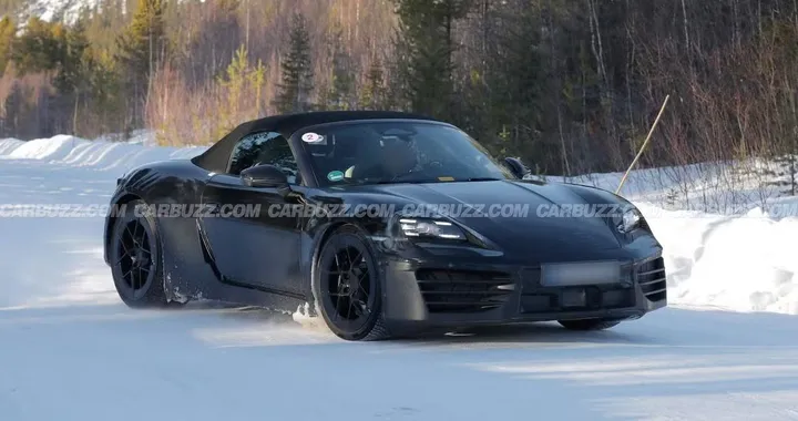 Porsche 718 Boxster, elettrica e benzina: prime foto spia e dettagli