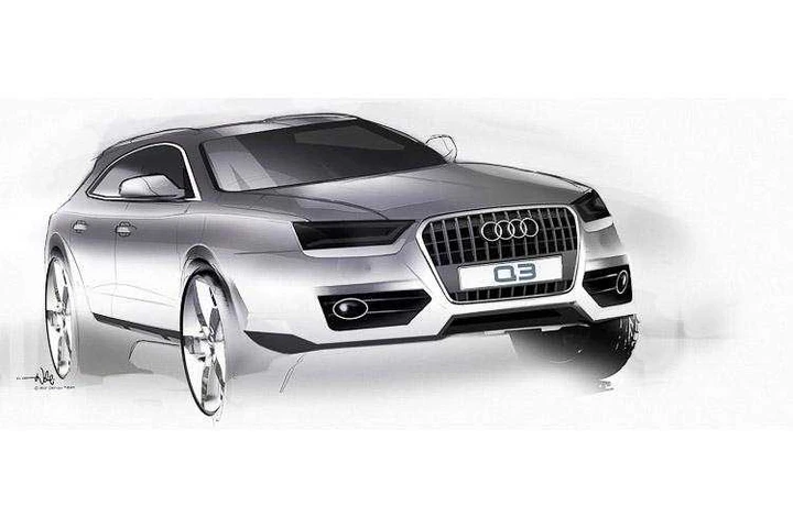 Audi Q3 bozzetti e teaser ufficiali