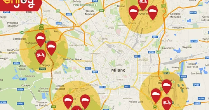 Enjoy Milano: ecco i nuovi Comuni coperti dal servizio