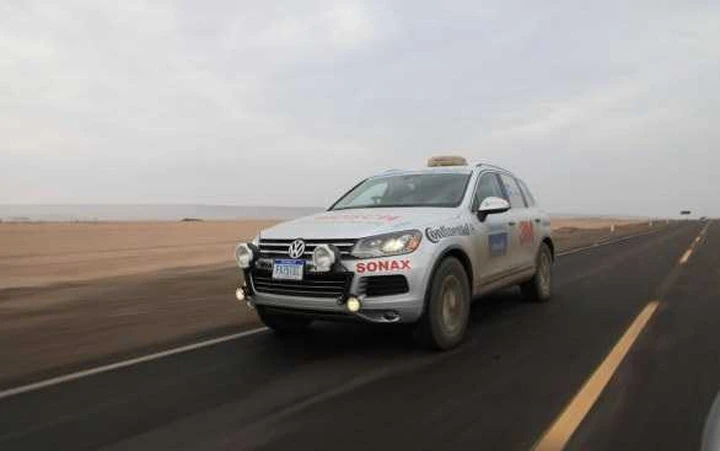Volkswagen Touareg: record sulla Panamericana