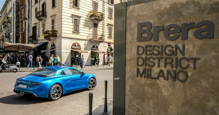 Alpine A110 protagonista alla Milano Design Week 2018