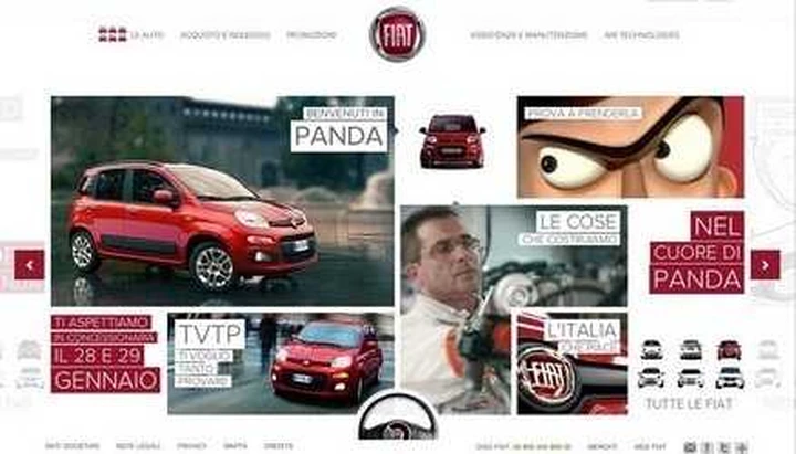 Fiat: online il nuovo sito