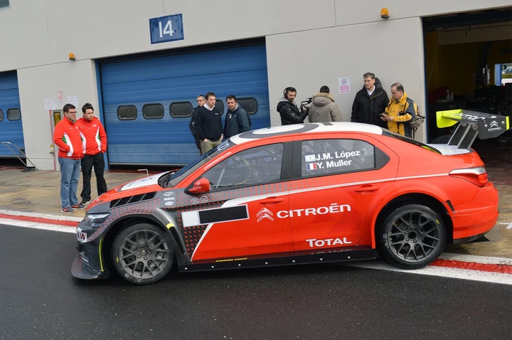 WTCC: test Citroen Racing a Vallelunga