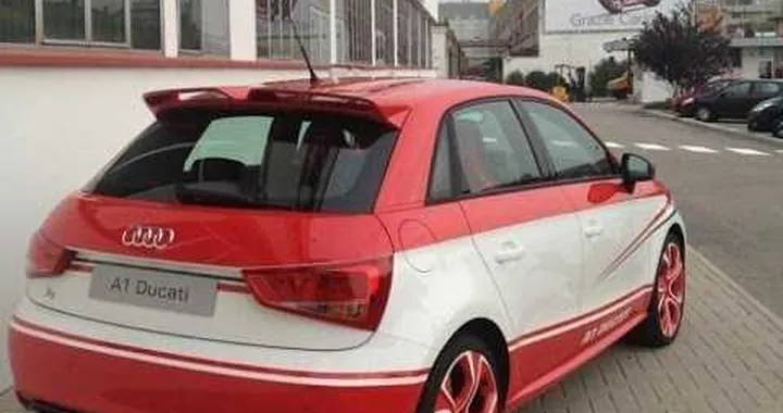 Audi A1 Ducati sorpresa a Borgo Panigale