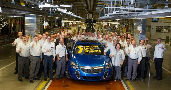 Opel Insignia a quota 750.000 esemplari prodotti