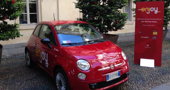 Car sharing : le Fiat 500 di Enjoy sbarcano a Torino
