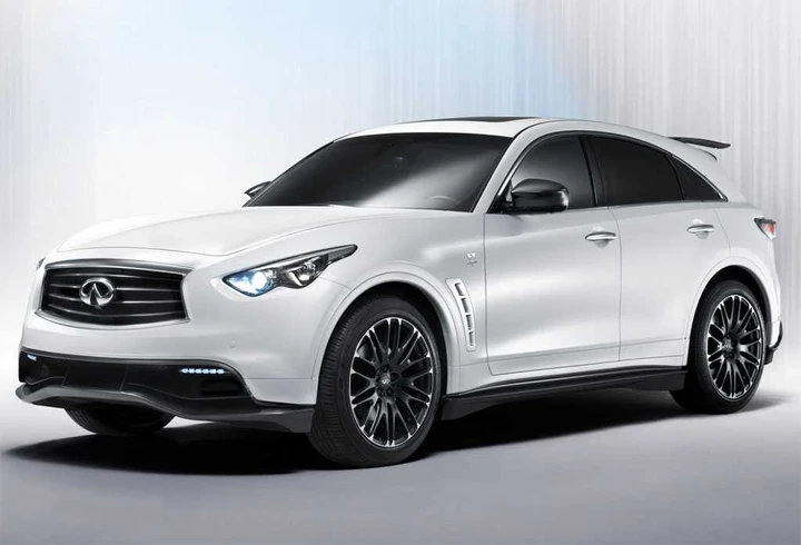 Infiniti FX Sebastian Vettel al Salone di Francoforte