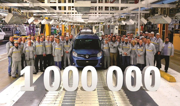 Renault Kangoo: un milione di esemplari prodotti a Maubeuge