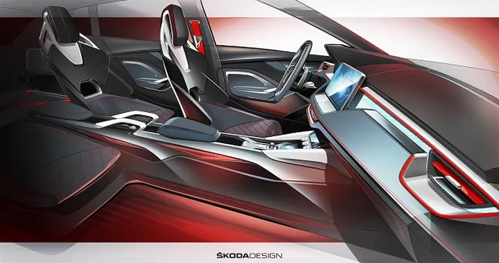 Skoda Vision RS: ecco gli interni della concept car