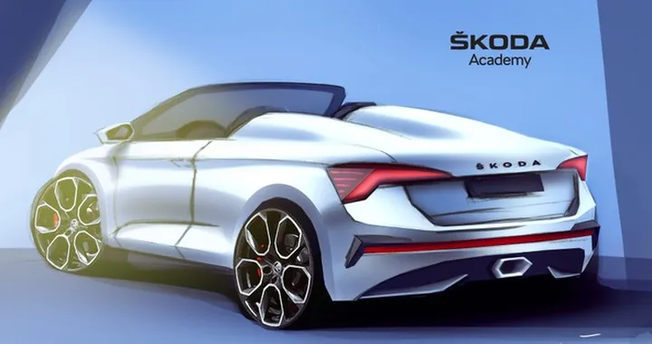 Skoda Scala Spider: i bozzetti ufficiali