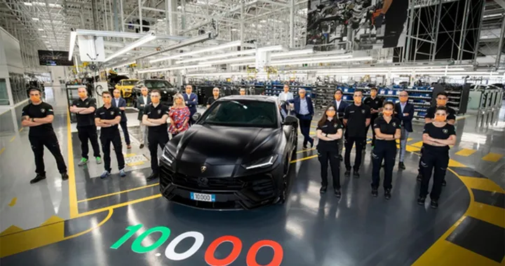 Lamborghini Urus: raggiunto il traguardo dei 10mila esemplari prodotti